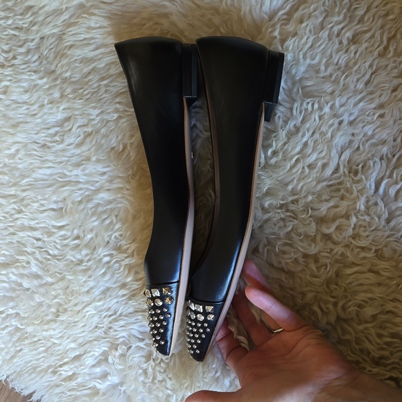 Gucci Coline Malaga studded ballet flats 36.5 - Picture 11 of 16